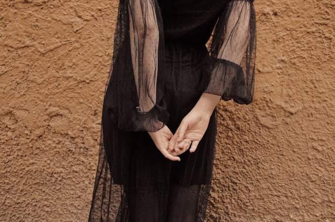 black dress